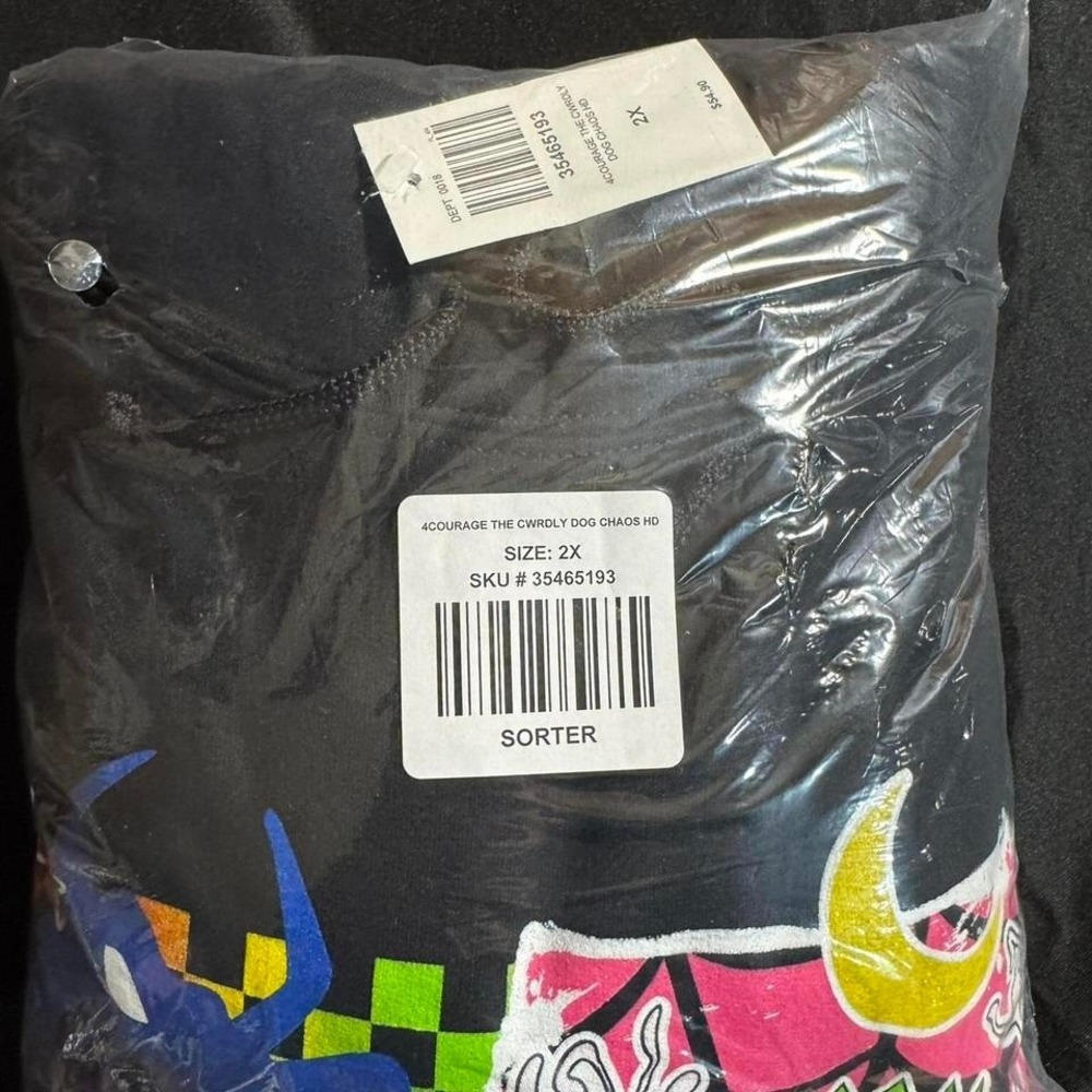 Courage the Cowardly Dog streetwear‎ hoodie Size 2XL NWT - Picture 3 of 3